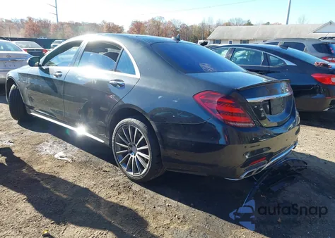 2018 Mercedes-Benz S 560 4Matic из США, поврежденный, VIN WDDUG8GB4JA380951